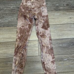 Lululemon Align Shine Rose Gold Leggings